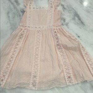 Chelsea & Violet Blush Lace Detail Top